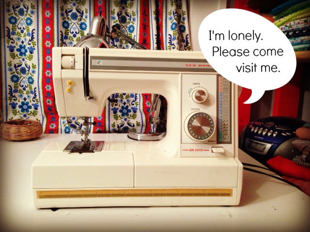 This is my sewing machine.