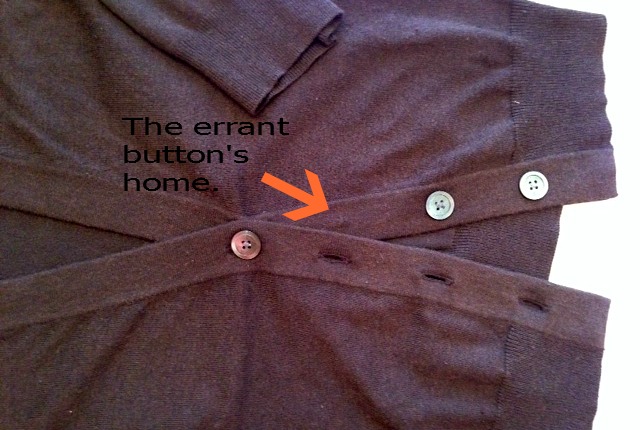 How to sew a Button 1