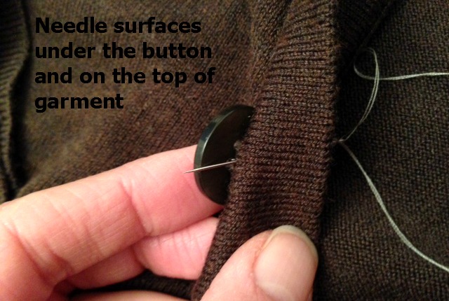 how to sew a button 10