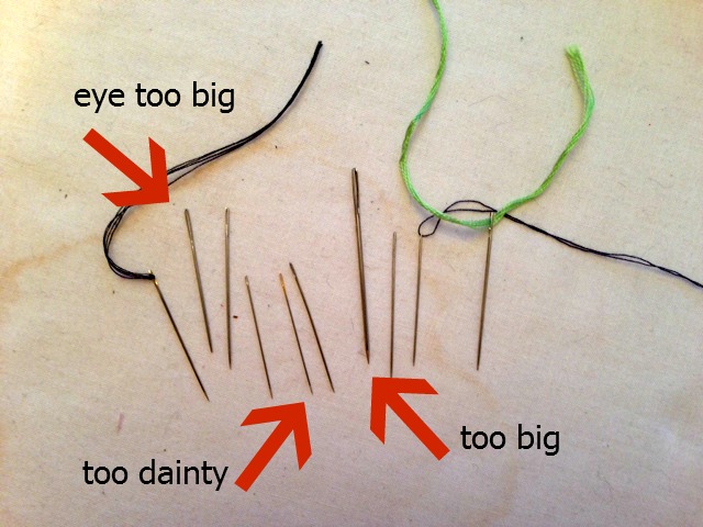 How to sew a button 3
