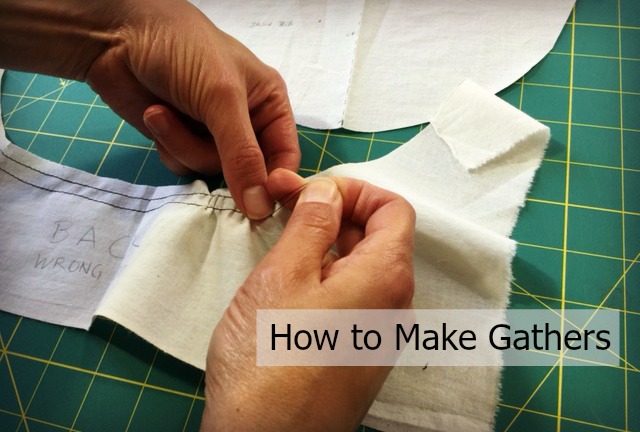 How To Gather Fabric The Daily Sew