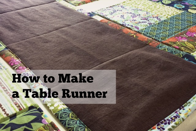 How to Make a Table Runner – The Daily Sew