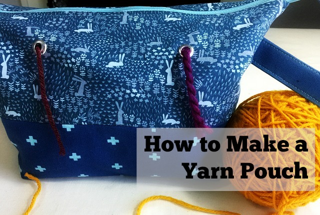 How to Sew a Yarn Project Bag - Free DIY Sewing Pattern