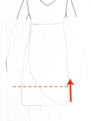 How to Shorten a Dress with an Overlay – The Daily Sew