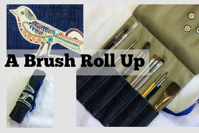 How to Sew a Makeup Brush Roll-Up - WeAllSew
