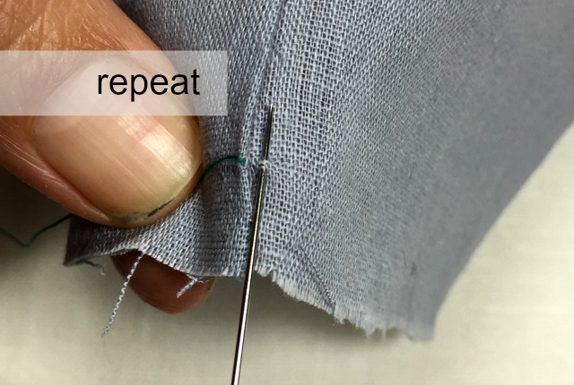 Guide to Hand Stitches: The Slip Stitch & The Fell Stitch – The Daily Sew
