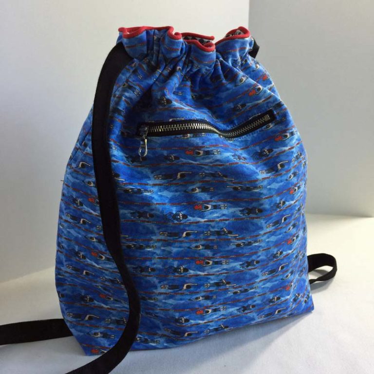 Super Deluxe Drawstring Bag Instructions And Pattern The Daily Sew