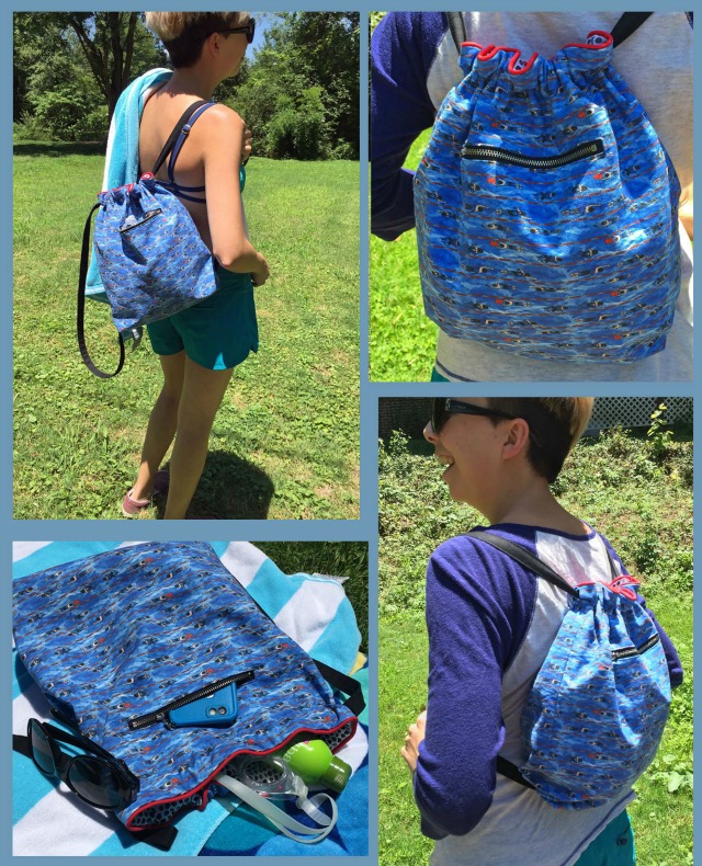 Free Pattern: Sew a Super Deluxe Drawstring Backpack – The Daily Sew