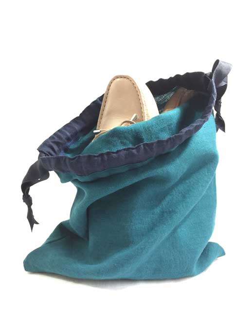easy to sew shoe bag for traveling