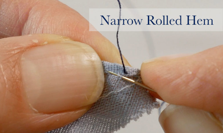 Sew a Narrow Hem by Hand and by Machine – The Daily Sew