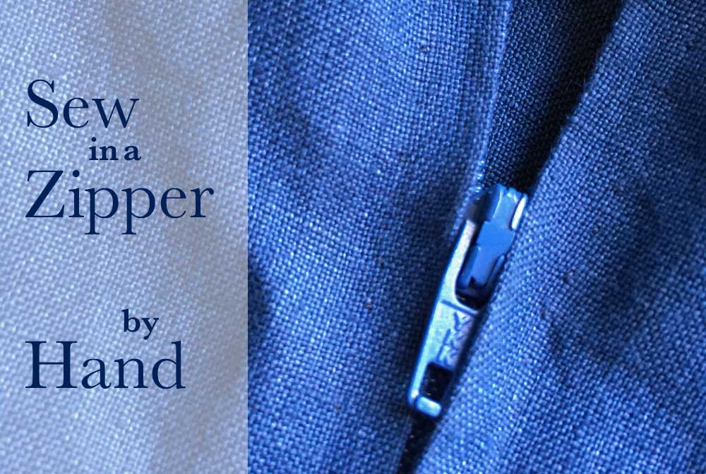 How to sew an invisible zipper, how to shorten a zipper - tutorial