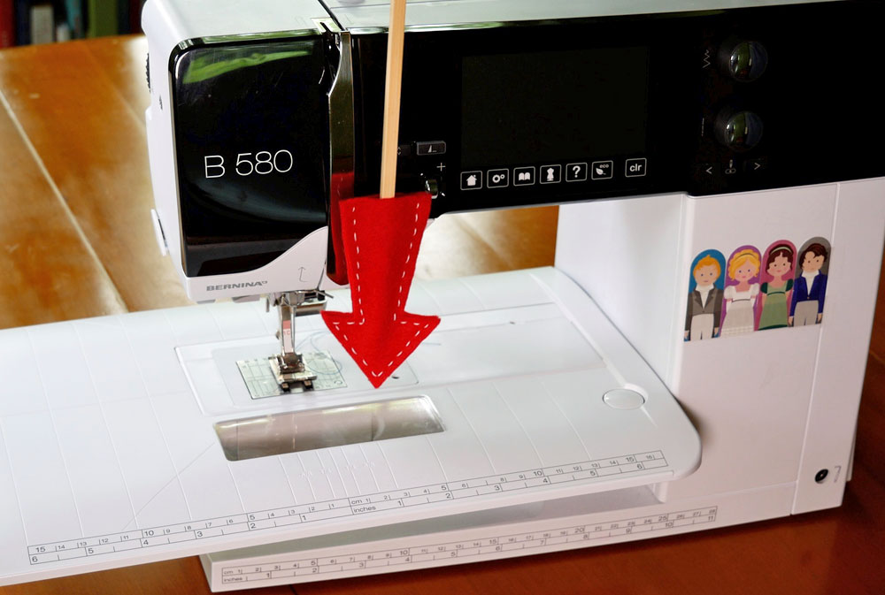 Tips for using a sewing machine and how to get the most out of your sewing machine. Put the presser foot down