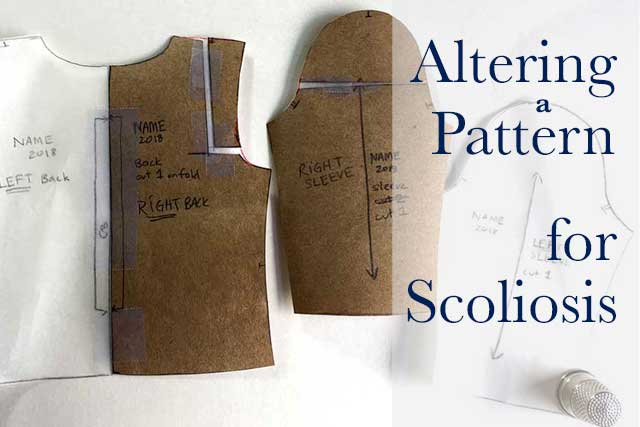 how to alter a pattern to fit scoliosis