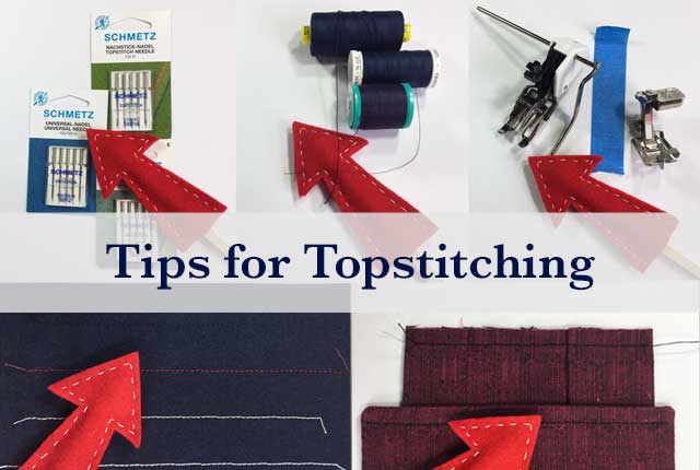 how to topstitch. Get better topstitches using these tips