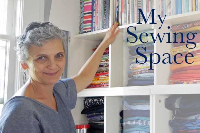 Take a look around The Daily Sew's sewing room