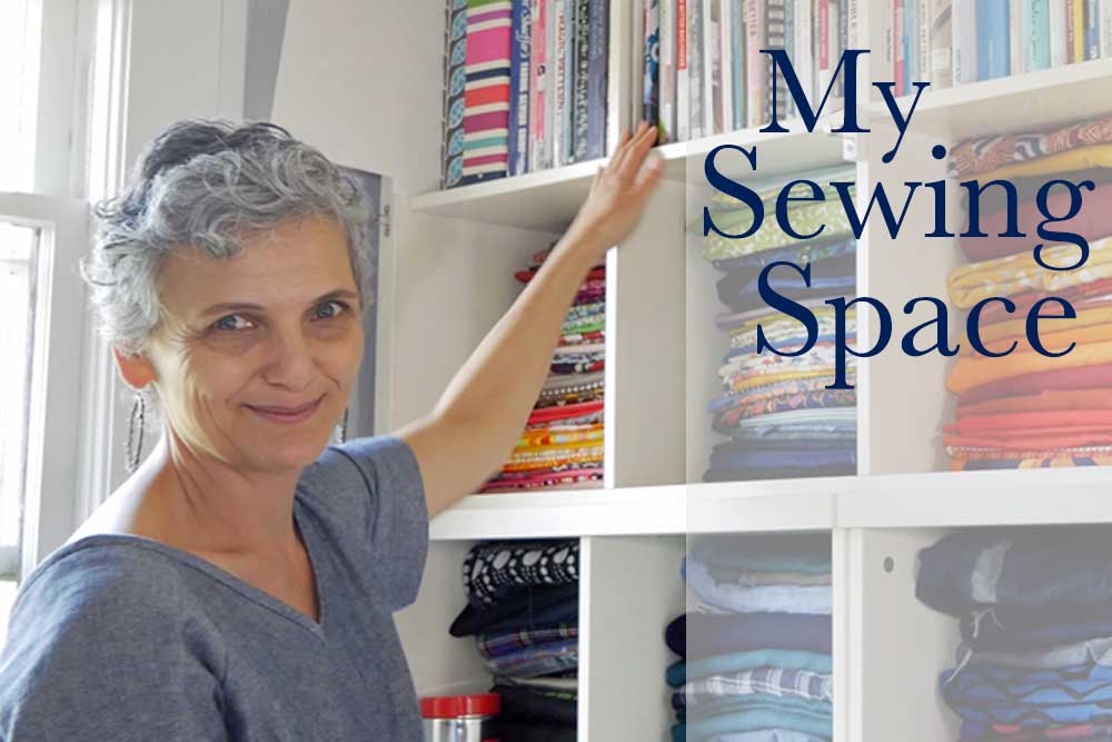 Look around The Daily Sew's sewing room. 