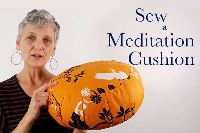 How to make a meditation cushion