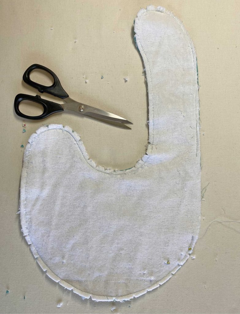 Easy to sew baby bibs are a great scrap buster project and make great gifts for new parents