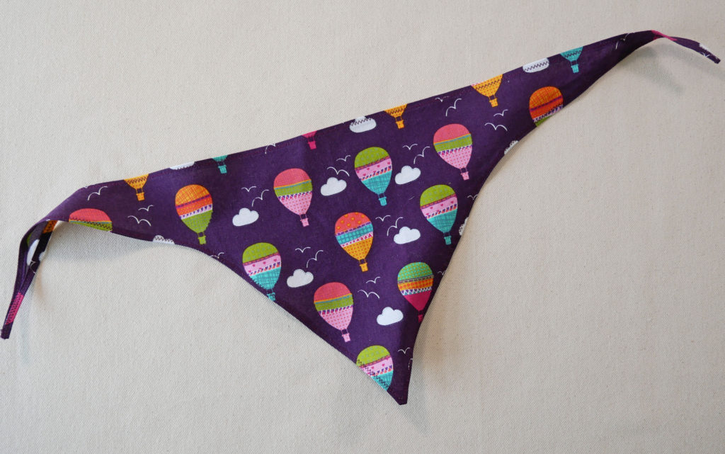 Make a bandana type bib for teething toddlers and drooling dogs.