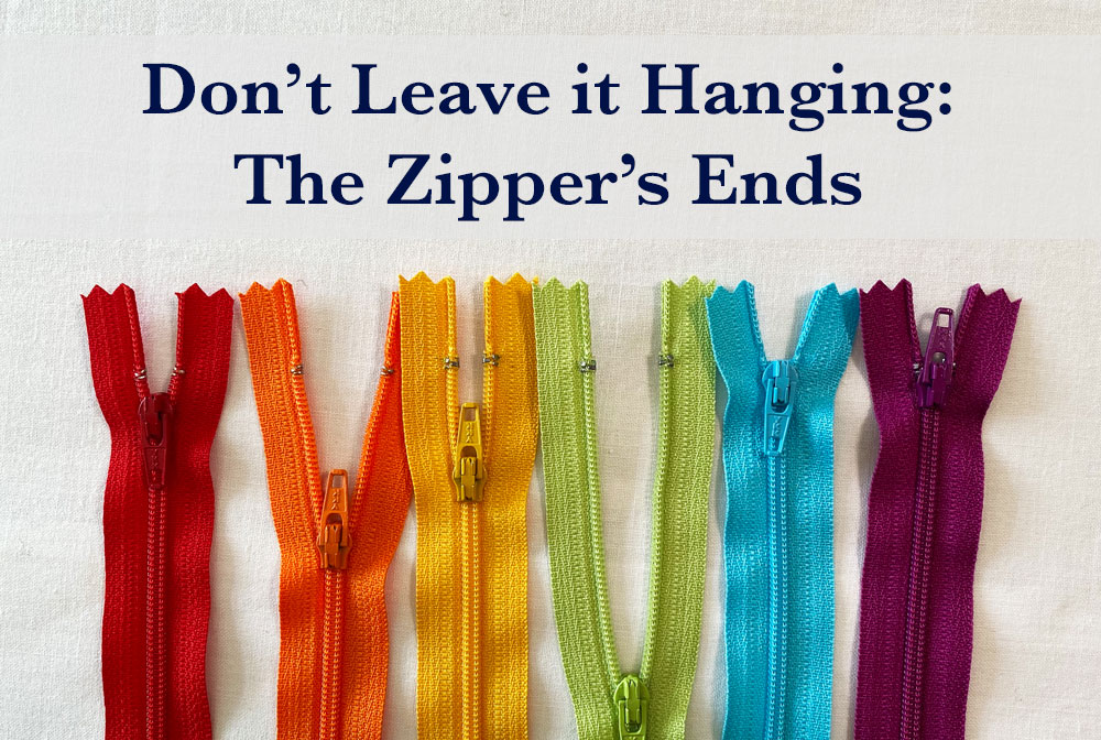 How to Sew In the Ends of a Zipper – The Daily Sew