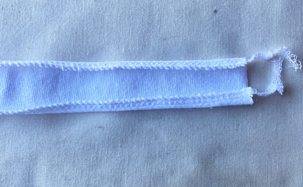 How to sew stripes onto a sleeve of a cardigan