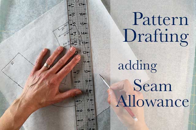 how to add seam allowance to patterns quickly and easily