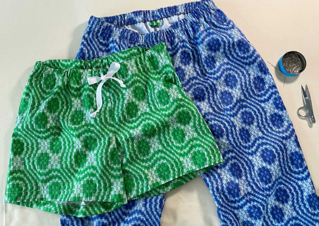 Learn to sew Pajama Shorts - Beginner Sewing Project 