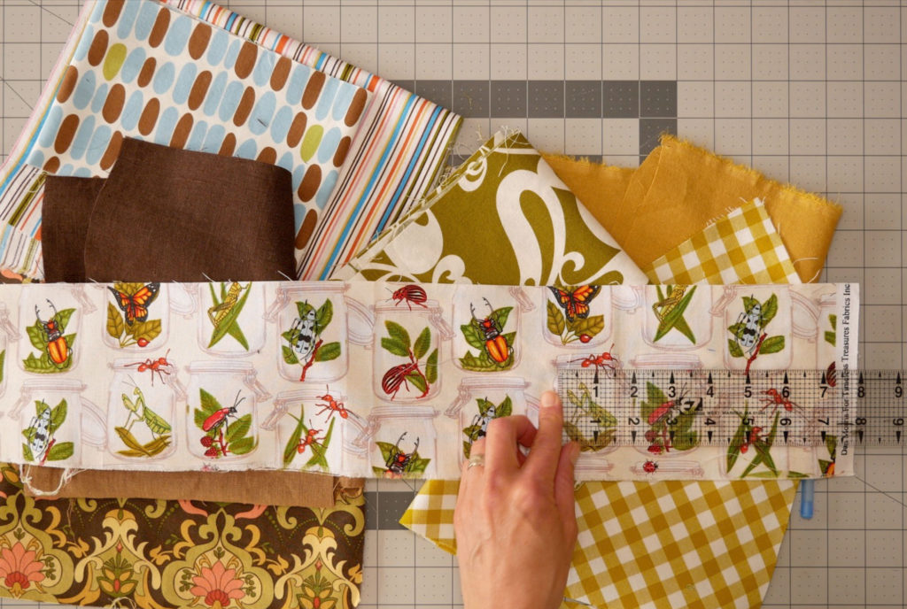 you can use an assortment of fabrics to make this draft stopper