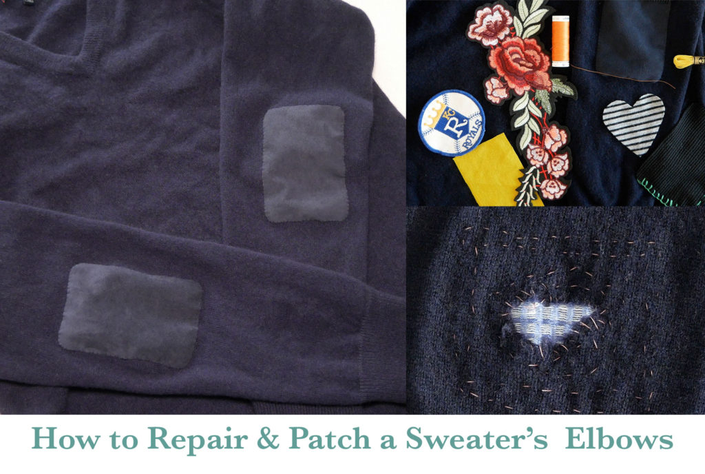  Elbow Patches for Sweaters, 2-Pcs Sew-On Fabric Jacket