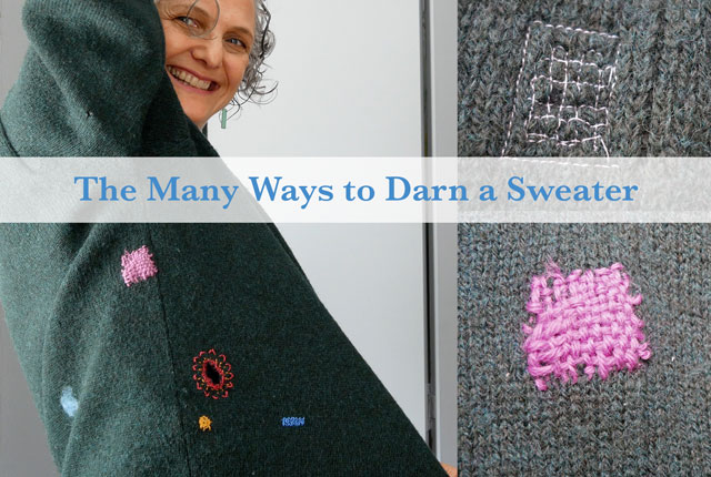 8 Ways to Darn & Mend a Sweater – The Daily Sew