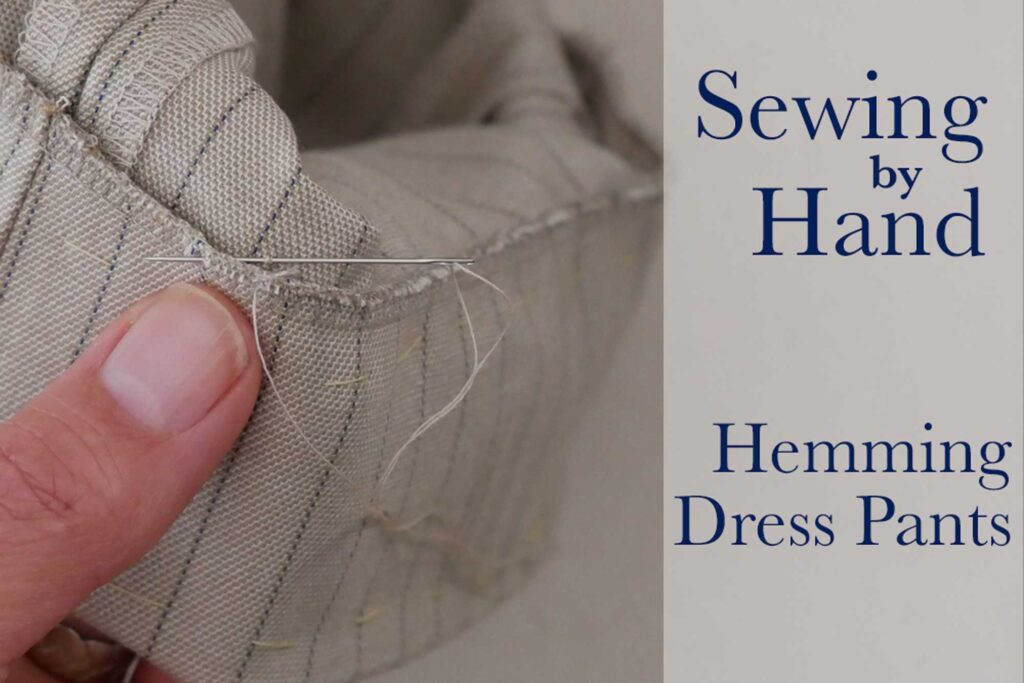 How to Hem Dress Pants (No Sewing Machine)