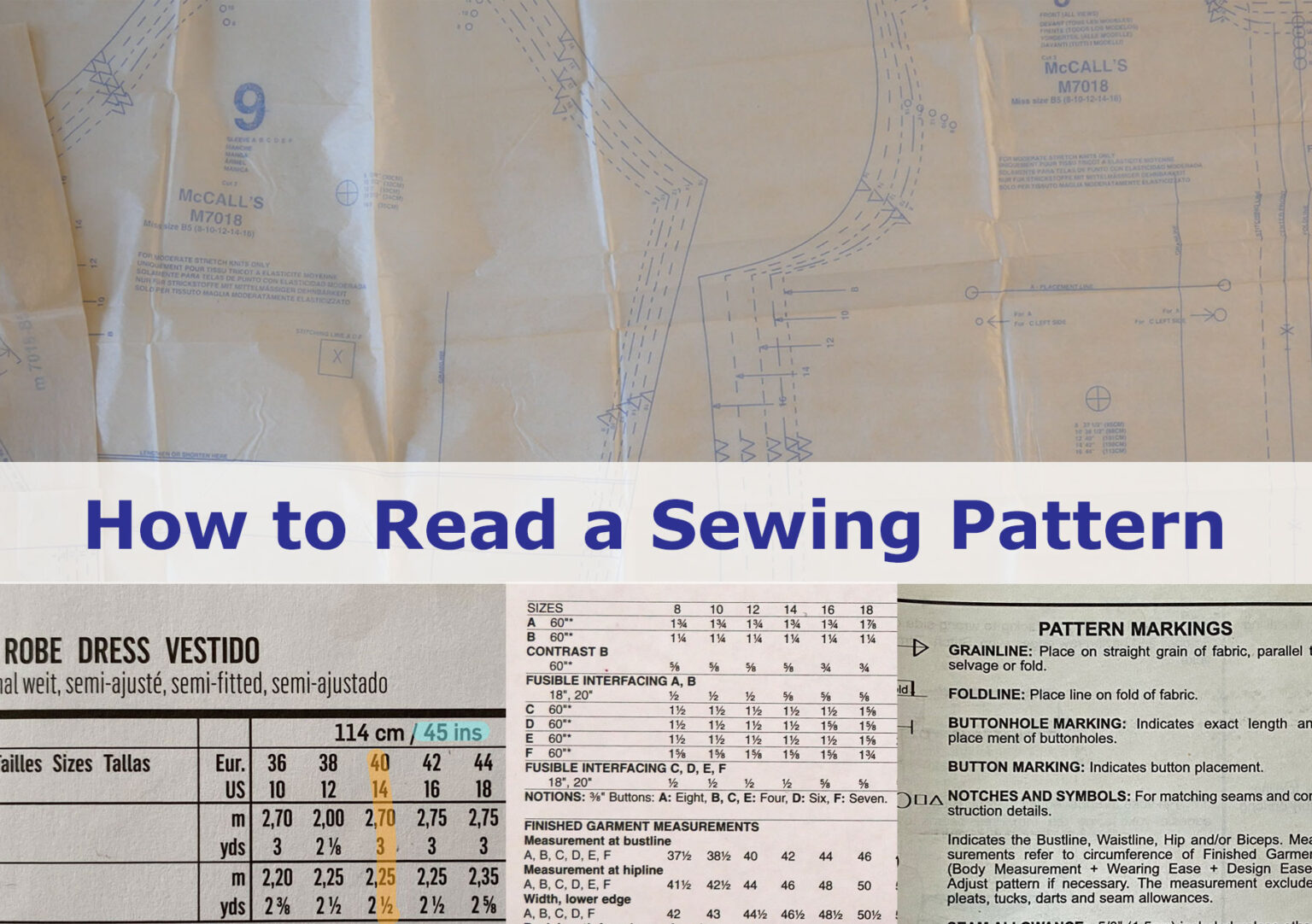 How to Read a Sewing Pattern The Daily Sew
