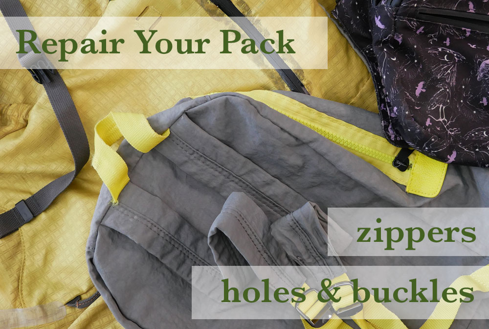 How to Repair Your Backpack Broken Zippers Holes Rips and Busted Buckles The Daily Sew