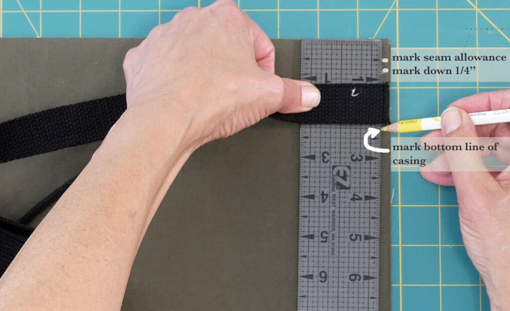 measure the width of the casing to allow enough room