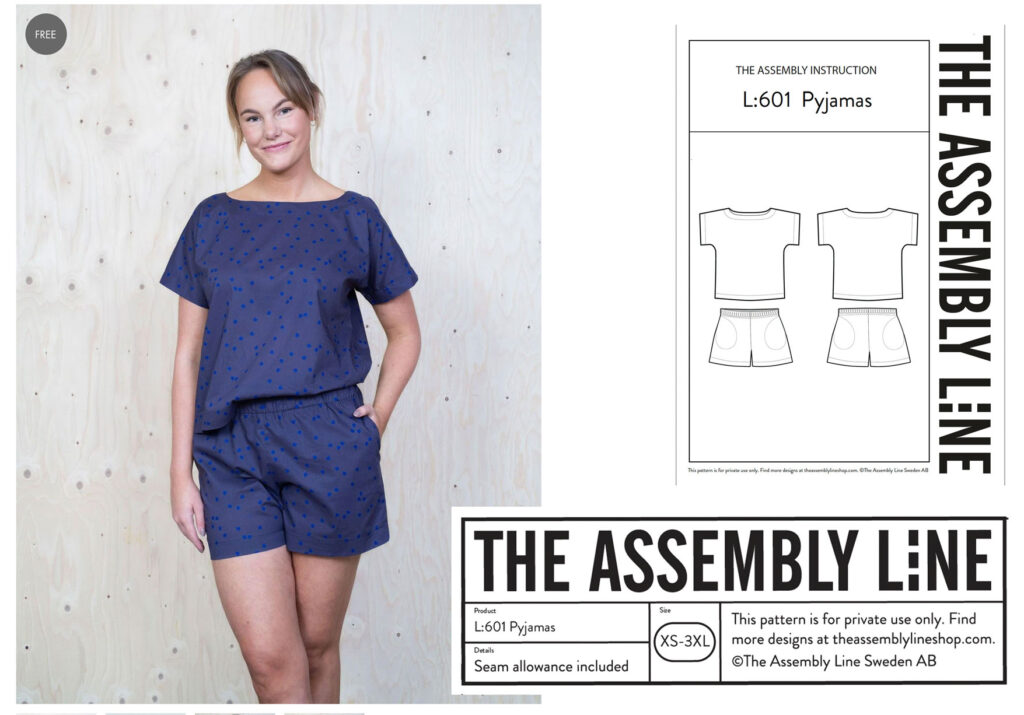 The Assembly Line pajama pattern