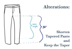 Taper Fold Hem Pants